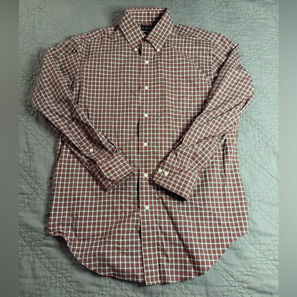 Lauren Ralph Lauren Plaid Dress Shirt NWOT